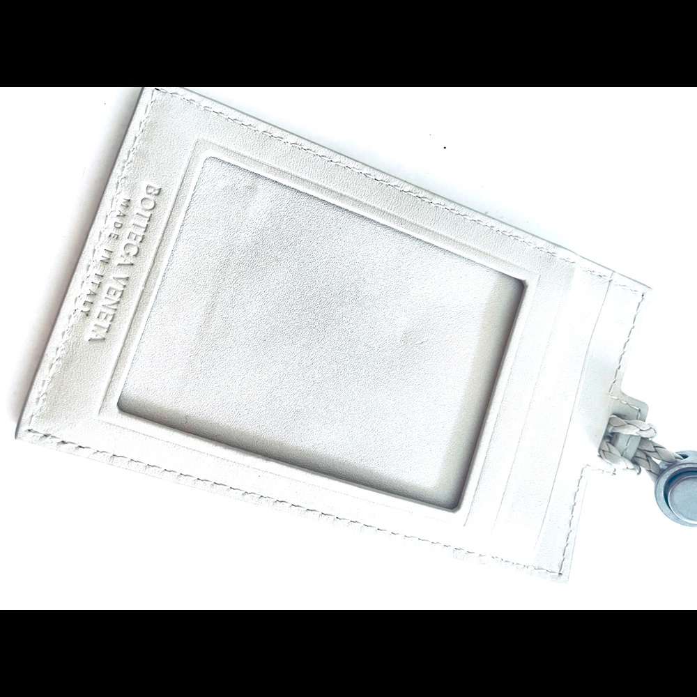 BOTTEGA VENETA Card Holder, Grey, Good Condition!